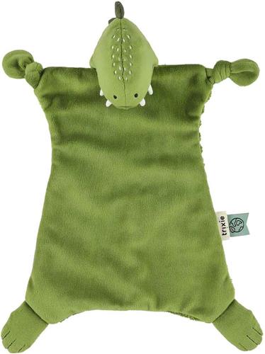 Trixie Mr. Dino Knuffeldoekje  Ribfluweel  Met Speenlus - Ideaal als geboortegeschenk
