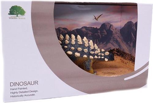 PIA Soft Toys - Saichania in Showbox - PVC - Dinosaurus Prehistoric World -22cm
