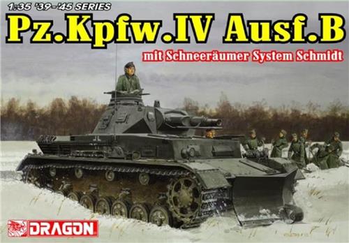 1:35 Dragon 6764 Pz.Kpfw.IV Ausf.B w/Schneeraumer Plastic Modelbouwpakket