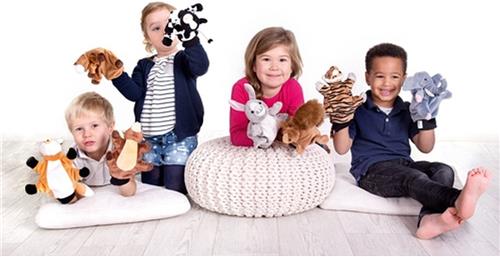 Beleduc Tijger Speelhandschoen - Handpop