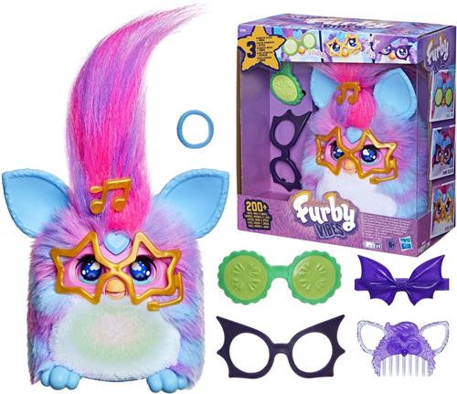 Furby Vibes Blue Razz - Interactieve Knuffel