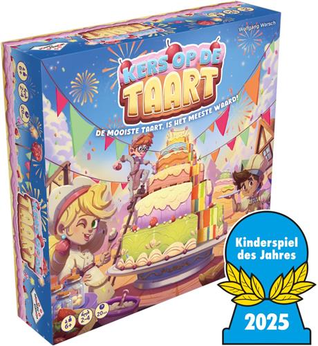 Kers op de Taart - Kinderspel - Ben jij de beste taartenbakker? - Winnaar Spiel des Jahres 2025