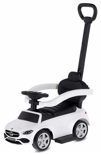 SUN BABY Loopauto vanaf 12 maanden Mercedes C-Class met voetsteun wit