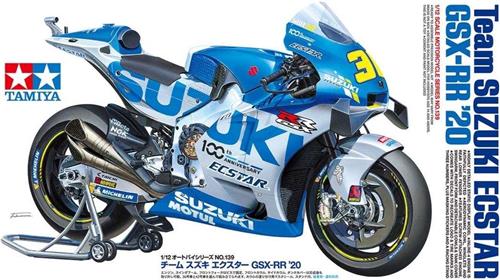 1:12 Tamiya 14139 Team Suzuki ECSTAR GSX-RR -20 Motor Plastic Modelbouwpakket
