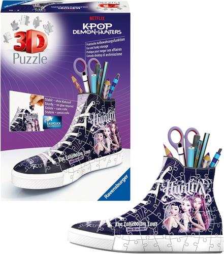Ravensburger K-Pop Demon Hunters Sneaker 3D Puzzel Organizer - 108 Stukjes - Vanaf 8 Jaar