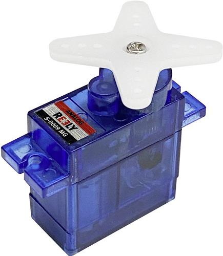 Reely Micro-servo S0009 MG Analoge servo Materiaal (aandrijving): Metaal Stekkersysteem: JR