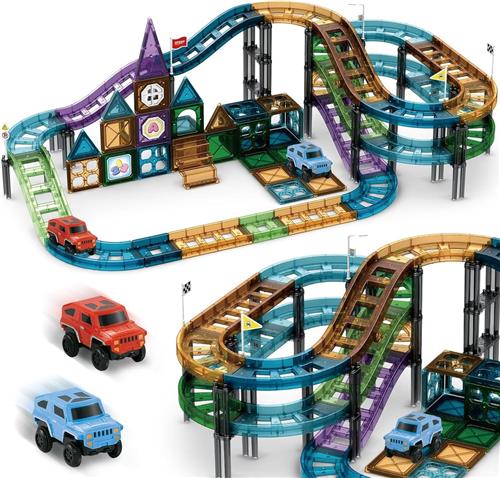 Solacis Magneet speelgoed - Magneetspeelgoed - Magneet speelgoed constructie - Magneet speelgoed bouwen blokken - Must have!