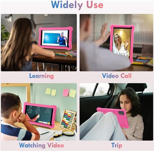 Equivera Kindertablet - Tablet voor Kinderen - Educatieve Tablet - Spelletjes - Ouderlijk Toezicht