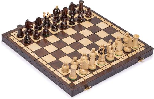 Solacis Magnetisch schaakspel - Magnetisch schaakbord - Reis schaakspel - Schaken - Schaakspel - Must have!