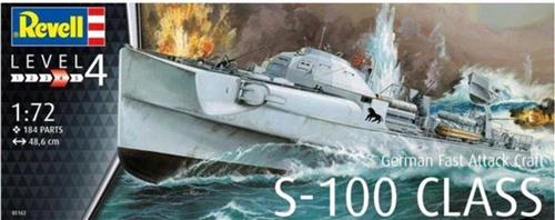 1:72 Revell 05162 German Fast Attack Craft S-100 Plastic Modelbouwpakket