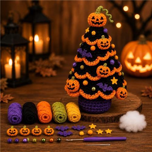 KZQ DIY Halloween haakpakket voor beginners  creatief en griezelig knutselproject