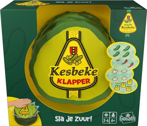 Goliath Kesbeke Klapper - Kaartspel - Actiespel - Familiespel - Sla je zuur!