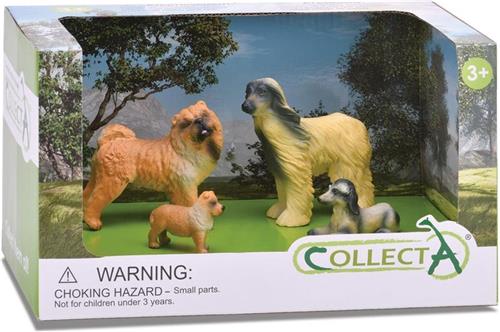 Collecta Honden: Speelset In Giftverpakking 4-delig Chowchow