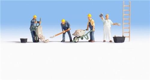 NOCH 45055 TT Set figuren, metselaars figuren