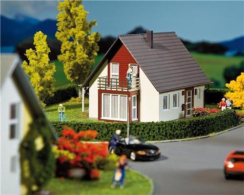 Faller - Eengezinswoning, vine rood - modelbouwsets, hobbybouwspeelgoed voor kinderen, modelverf en accessoires