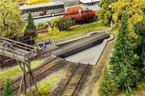 Faller - Segment-draaischijf met servo - modelbouwsets, hobbybouwspeelgoed voor kinderen, modelverf en accessoires