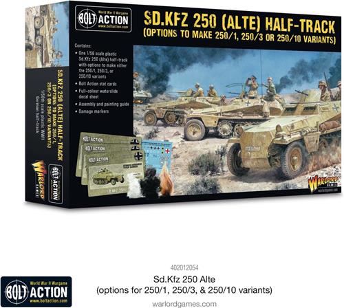 Sd.Kfz 250 (Alte) Half-Track (250/1, 250/3 or 250/10 variants)