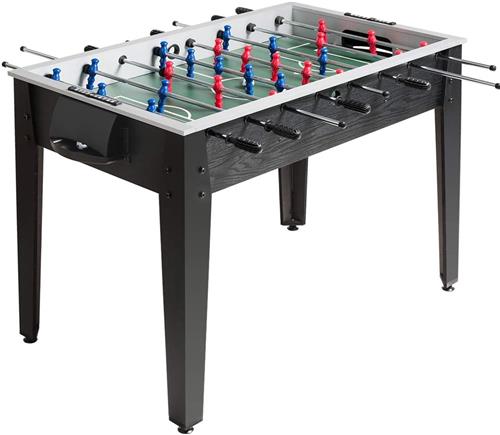 COSTWAY Tafelvoetbaltafel in wedstrijdformaat, kicktafel voor volwassenen en kinderen, speeltafel incl. 2 ballen, professionele tafelvoetbal voor speelkamer, bars en feesten, 122 x 61 x 79 cm