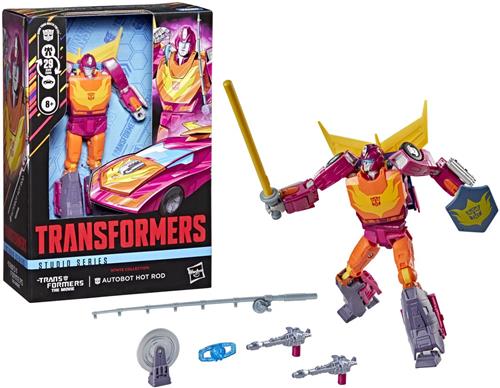 Transformers Studio Series MTMTE Collection The Transformers: The Movie, Voyager Class Autobot Hot Rod - Actiefiguur 14cm