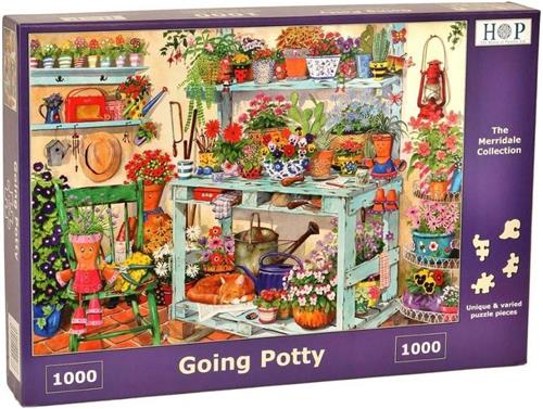House of Puzzles Going Potty - 1000 Piece Jigsaw Puzzle