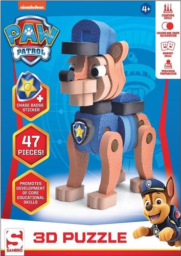 Paw Patrol 3D Puzzel Chase 47 Stukjes