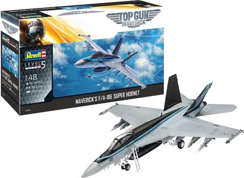 1:48 Revell 03864 Maverick's F/A-18E Super Hornet Top Gun: Maverick Plastic Modelbouwpakket