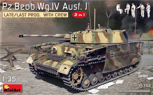 1:35 MiniArt 35344 PZ.BEOB.WG.IV. Ausf. J Late/Last Production - 2in1 Plastic Modelbouwpakket