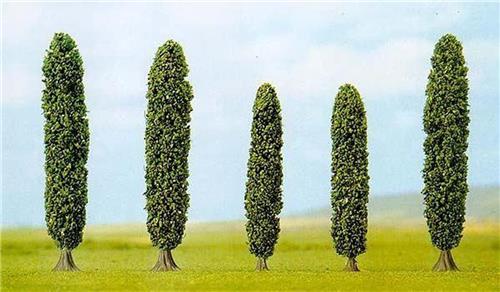 Busch - 5 Silberpappeln N/z (Bu6228)