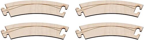 Faller - Laser-Street gebogen wegelement 45° - modelbouwsets, hobbybouwspeelgoed voor kinderen, modelverf en accessoires