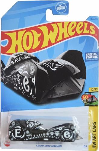 HOT WHEELS CLOAK AND DAGGER 157/250 BLACK 1:64 HW ART CARS 10/10