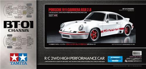 1:10 Tamiya 58740 RC Porsche 911 Carrera RSR 2.8 (BT-01) RC Plastic Modelbouwpakket