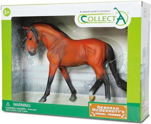 Collecta Paarden: Andalusische Hengst 1:12 Kastanjebruin