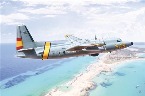 1:72 Italeri 1455 Fokker F-27 Maritime Patrol Plastic Modelbouwpakket