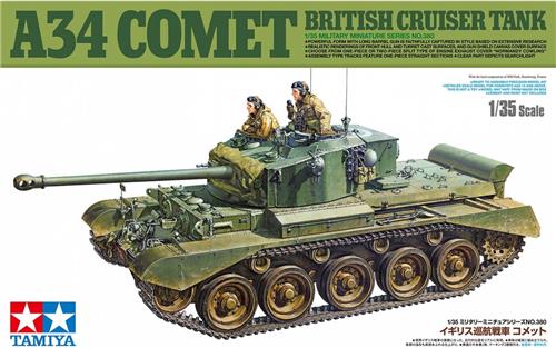 1:35 Tamiya 35380 A34 Comet British Cruiser Tank Plastic Modelbouwpakket