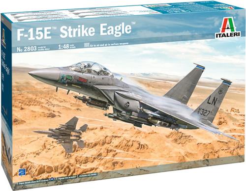 1:48 Italeri 2803 F-15E Strike Eagle Plane Plastic Modelbouwpakket