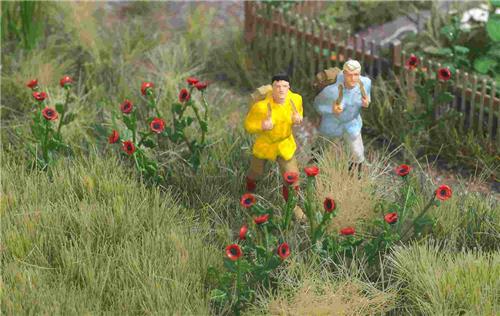 Busch - Klatschmohn H0 (Bu1255) - modelbouwsets, hobbybouwspeelgoed voor kinderen, modelverf en accessoires