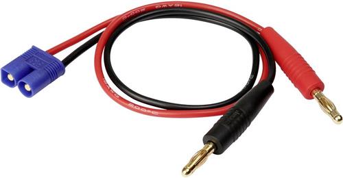 Reely Laadkabel [2x Bananenstekker 4 mm - 1x EC3-stekker] 0.30 m 2 mm² RE-6799029