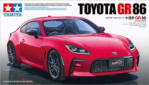 1:24 Tamiya 24361 Toyota GR 86 Car Plastic Modelbouwpakket