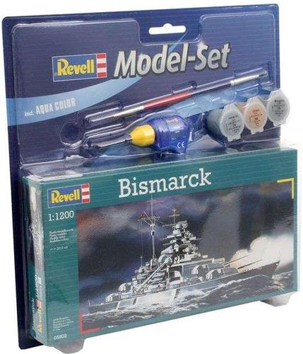 1:1200 Revell 65802 Bismarck Ship - Model Set Plastic Modelbouwpakket