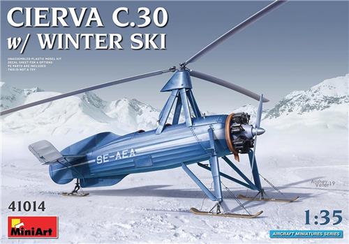 Miniart - Cierva C.30 W. Winter Ski 1:35 (1/20) * - MIN41014 - modelbouwsets, hobbybouwspeelgoed voor kinderen, modelverf en accessoires