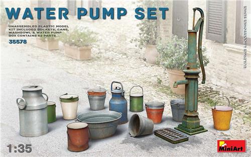 1:35 MiniArt 35578 Water Pump Set Plastic Modelbouwpakket