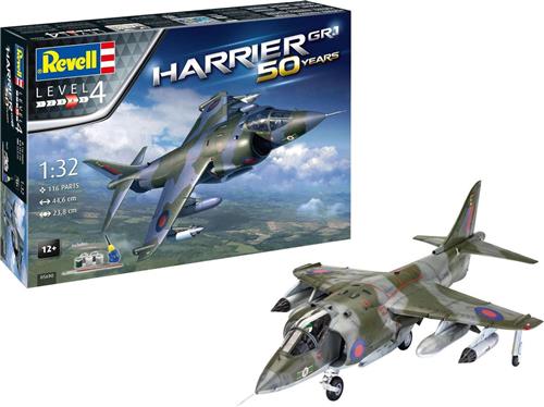 1:32 Revell 05690 Harrier GR.1 - Gift Set Plastic Modelbouwpakket