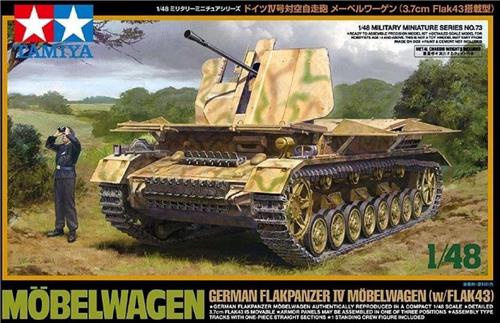 1:48 Tamiya 32573 GermanFlakpanzer Möbelwagen Flak 43 Plastic kit