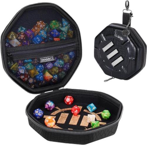 Enhance - Dice Tray & Case Collector's Edition (Black) - Dobbelsteenkoffer en Speelbord in 1