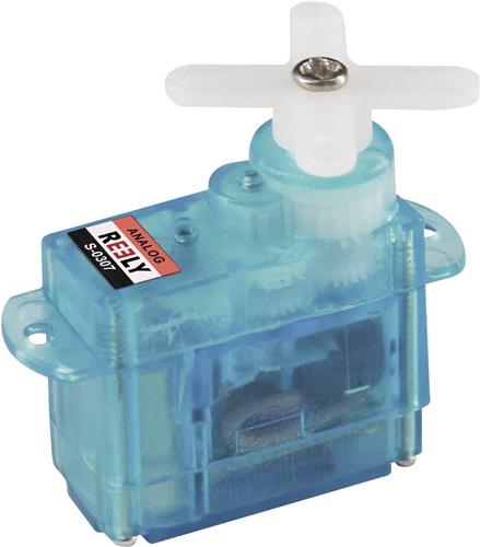 Reely Micro-servo S-0307 Analoge servo Materiaal (aandrijving): Kunststof Stekkersysteem: JR
