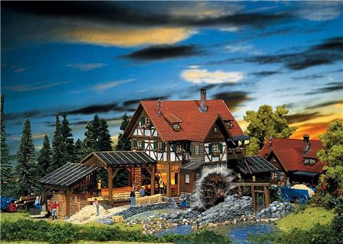 Faller Zaagmolen Met Motor Modelbouwdecoratie