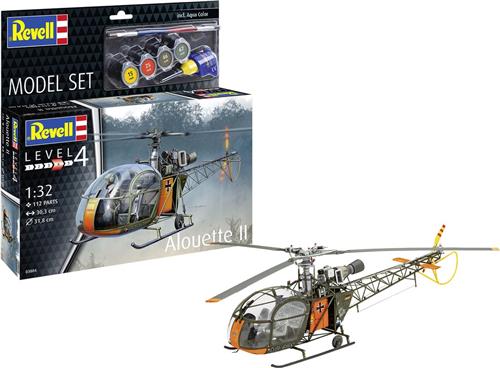 1:32 Revell 63804 Aerospatiale Alouette II Helikopter - Model Set Plastic Modelbouwpakket