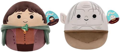 Squishmallows Lord of the rings Frodo + Gollum 25cm - Set van 2