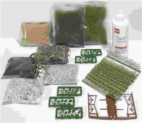 Busch - Gewässer-gestaltung H0 (Bu6046) - modelbouwsets, hobbybouwspeelgoed voor kinderen, modelverf en accessoires