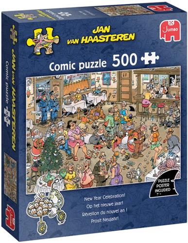 Jumbo - Jan van Haasteren - Op het nieuwe jaar - 500 stukjes - Puzzel